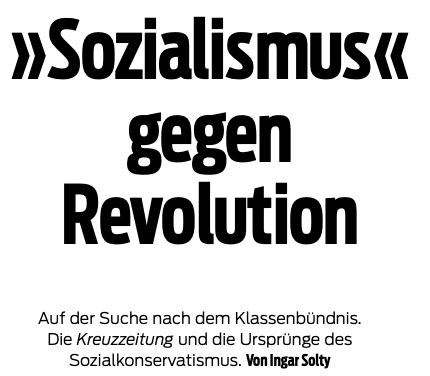 Ingar Solty:  Sozialismus gegen Revolution
