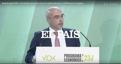 Miguel González:  Abascal echa un órdago a Feijóo con un programa de máximosMiguel González: