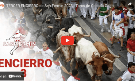 TERCER ENCIERRO de San Fermín 2023 | Toros de Cebada Gago