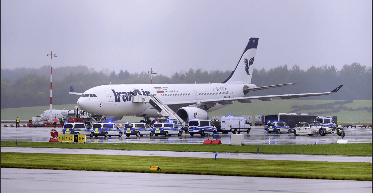 The New York Times:  Hamburg Airport Suspends Flights Over Threat to Iranian Plane
