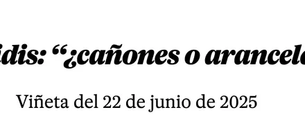 Peridis –  “¿cañones o aranceles_