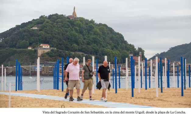 Mikel Ormazabal – San Sebastián rechaza los símbolos franquistas de su ‘skyline’ y debate sobre su Cristo de 12,5 metros