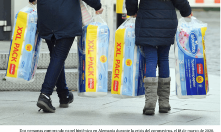 Acaparar el trabajo y el papel higiénico