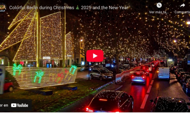 Colorful Berlin during Christmas 2025