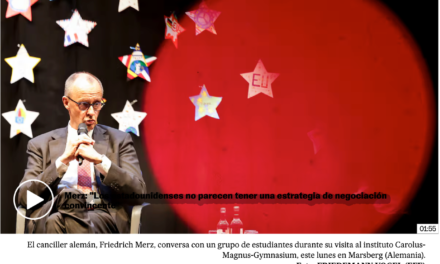 Almudena de Cabo – El canciller alemán afirma que Estados Unidos está siendo “humillado” por Irán en la guerra
