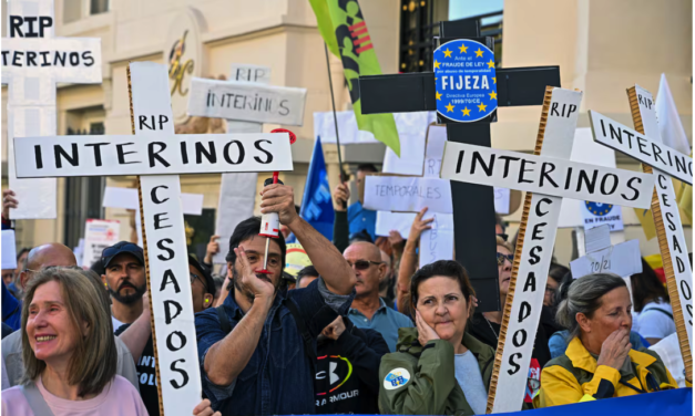 Cientos de interinos estatales cesan de sus puestos este lunes por el fin de la ejecución de los fondos europeos